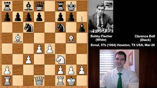 Bobby Fischer vs Clarence Bell 1964 [upl. by Clarice403]