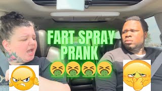 Fart spray prank on girlfriend She was mad😡😡😡😡 [upl. by Hugon531]