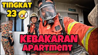 💢ASAP TEBAL DI TINGKAT 23 😱KEBAKARAN BANGUNAN  CELORENG BOMBA [upl. by Bryce122]