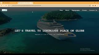 HTML amp CSS project  Travel Responsive Website  HTML CSS Project for Beginners [upl. by Odareg692]