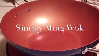 Simply Ming 13quot Wok with Technolon [upl. by Liatnahs]