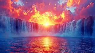 4K Waterfall Sunset [upl. by Rosaline]