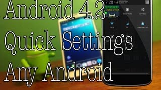 Add Quick Settings to Any Android Device Sense 5 quick settings and 42 Quick settings [upl. by Etnoid]