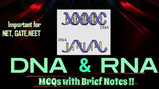 MCQ on DNA amp RNA [upl. by Qifar]