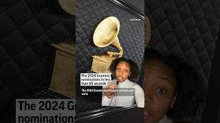 The 2024 Grammy nominations in less than 60 seconds [upl. by Yddur]