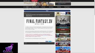 FFXIV End of PS3 Support Finally [upl. by Lipkin147]