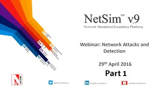 NetSimNetwork Simulator amp Emulator  MANET  Simulation of attacks detection algorithms Part 1 of 3 [upl. by Sieracki]