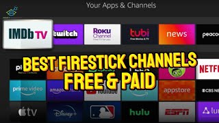 Free and Paid Channels You Get with FireStick [upl. by Lerak]