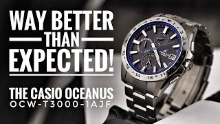 The Casio Oceanus Ocwt30001ajf  An Amazing Do It All Watch [upl. by Pritchett]