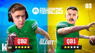 Beck in a Position Battle EA College Football 25 Road to Glory Part 3 [upl. by Zigrang]