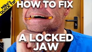 How to fix a locked jaw [upl. by Akcinat]