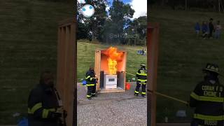 hot oil fire not use water explain by S1V2 [upl. by Notyard277]