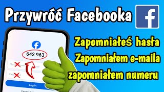 Jak odzyskać hasło do Facebooka  2024 [upl. by Shaffert]