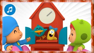 ⏰🐦CANCIONES INFANTILES de POCOYÓ  Hickory dickory dock  Caricaturas y dibujos animados [upl. by Egiarc]