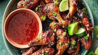 Homemade BBQ chicken wings recipeGrilled chicken wings recipecrispy chicken wings [upl. by Lucita]