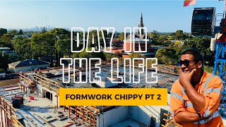 DAY IN THE LIFE EP2  FORMWORK CARPENTER PT 2 [upl. by Oinotna476]