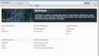 Video Tip of the Week BioProject [upl. by Aivle]