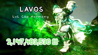 WARFRAME LvL Cap 9999 Lavos  Harmony 2 billions dmg on the demolisher [upl. by Celestina]