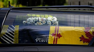 Queen Elizabeths coffin leaves her beloved Balmoral [upl. by Jojo]