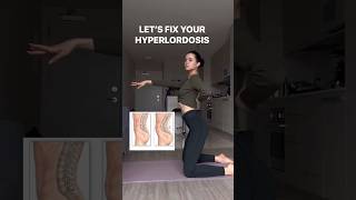 Here’s how you FiX your Hyperlordosis 🙏🏼😍 [upl. by Acinomaj]