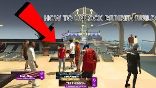 HOW TO GET A REBIRTH BUILD AND FIND THE QUEST NBA 2K22 [upl. by Nariko]