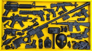 Cleaning Gun Shooting Toys Ak47 Shotgun Sniper Rifle Revolver Assault Rifle M16 Cowboy gun [upl. by Drawyeh]