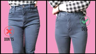 DIY How to Fix a Baggy PantsJeans Crotch  Hacks for Fixing Baggy crotch Pants effortlessly by Hand [upl. by East]