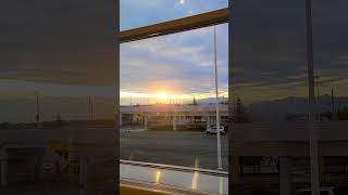 Sunrise in Alaska  Ted Stevens Anchorage International Airport [upl. by Onimixam]