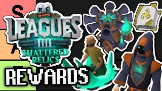 These Look INSANE Shattered Relics Rewards Tier List OSRS Leagues 3  Shattered Relics League [upl. by Yclek]