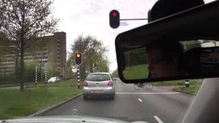 Invoegen op de autowegen en autosnelwegen in Zwolle wwwaccuraatnu [upl. by Idolah308]