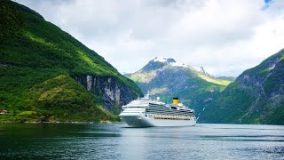 Cruise met de Costa Favolosa naar de Noorse fjorden [upl. by Sirtimid452]