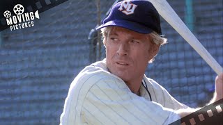 Hobbs Proves His Worth At Batting Practice  The Natural Wilford Brimley Robert Redford [upl. by Neerehs]