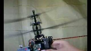 The DUAL SWASHPLATE FLYBARLESS COAXIAL RC Helicopter mod  2 [upl. by Ackley]