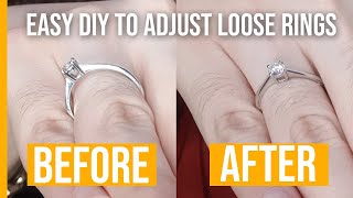 DIY Ring Adjuster Cheap Product from Lazada for adjusting loose rings [upl. by Einttirb990]