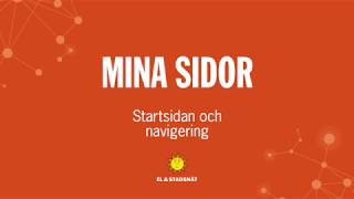 Mina sidor Startsidan och navigering [upl. by Andrei]