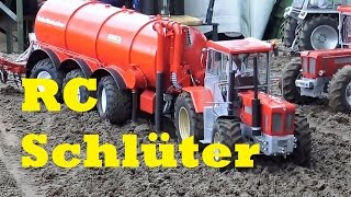 Schlüter RC Traktor im Einsatz mit XXL Pumptankwagen  Nordhorn Feldtage  Schlepperherz [upl. by Kelbee344]