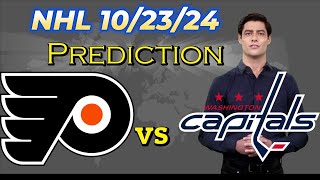 Flyers vs Capitals SHOCKER 🚨 Free NHL Picks amp Predictions 102324 [upl. by Hesler274]