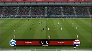 Scotland vs Croatia  Uefa Nations League  Live Football Match  4K [upl. by Bakerman]