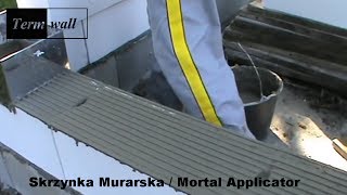 Skrzynka Murarska 240420 mm klej  Mortar Applicator glue 3 [upl. by Aeneas]