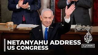 Key takeaways from Netanyahu’s speech and the protests outside US Congress [upl. by Yenetruoc393]