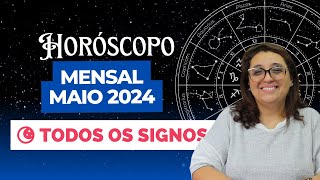 Horóscopo Mensal Maio 2024 TODOS OS SIGNOS ✨ [upl. by Raine]