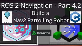 ROS 2 Navigation  Part 42  Nav2 Project  build a Patrolling Robot [upl. by Yasibit]