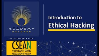 Basic Introduction to Ethical Hacking by Halogen Group  Session 1 [upl. by Castillo]