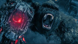 Godzilla amp King Kong Vs Mecha Godzilla  Godzilla VS King Kong  4k 60 FPS HD  MOVIE SCENE [upl. by Aivatra]