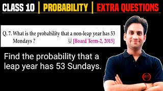 What is the probability that a nonleap year has 53 Mondays Find the probability that a leap year [upl. by Artemas98]