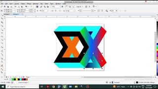 3D Text Effet CorelDraw In 2021 Tutorial In Hindi I 3D Design In CorelDraw 2021 [upl. by Ennis]