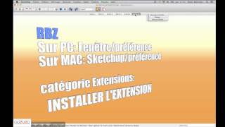 Tuto sketchup  C0  Installation de plugin [upl. by Svirad]