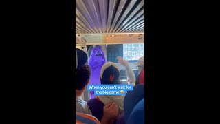 Grimace hyping Mets fans shorts [upl. by Aihsenyt]