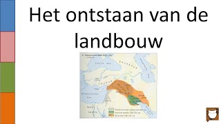 1 Het ontstaan van de landbouw [upl. by Ainivad]