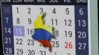 Calendario Festivos Colombia [upl. by Jerry266]